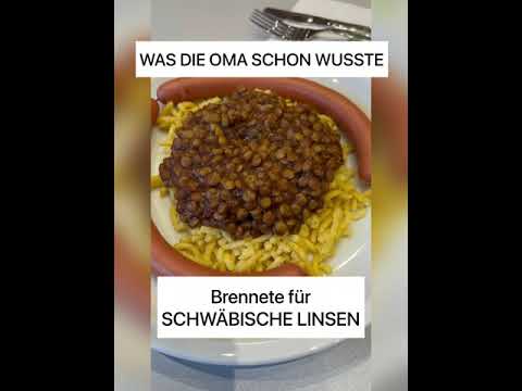 Linsen - Brennete für Schwäbisches Nationalgericht