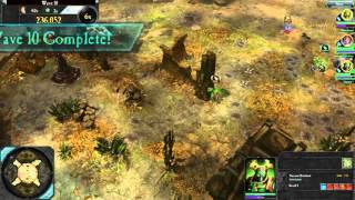 The last stand, warhammer 40k, Overlord gameplay 2- (watch to the end for wave 20)