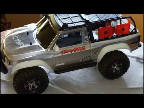 Traxxas TRX4 Sport kit, Painting the body.Tamia ps range