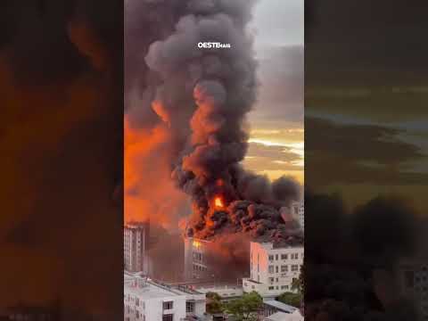 Incêndio de grandes proporções atinge colégio Marista histórico no RS