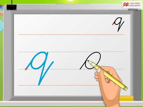 Cursive Writing | Small Letter ‘q’ | Macmillan Education India
