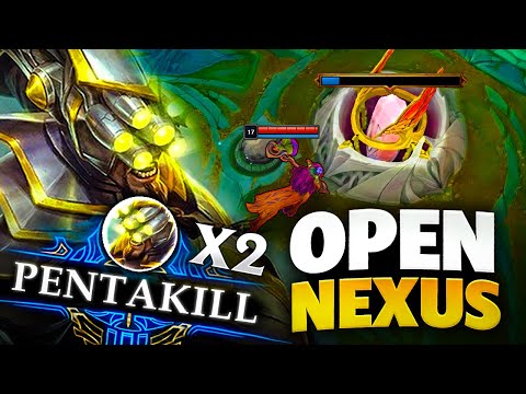 THE GREATEST 1 HP NEXUS COMEBACK EVER (double pentakill)