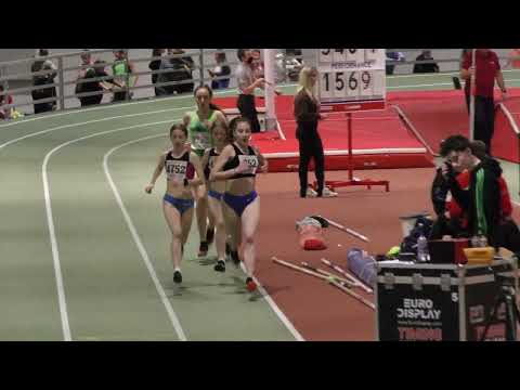 800m [Ž], II. skupina, zlatna Olja Galić - Dvoransko PH za mlađe juniore i juniorke 2022