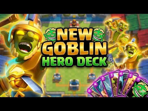 NEW GOBLIN HERO DECK IS BROKEN!! 😱 (BEST DECK IN CLASH ROYALE)