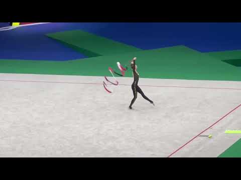 Rhythmic gymnastics World Championships 2025-Carmel Kallemaa(CAN) Ribbon qualification
