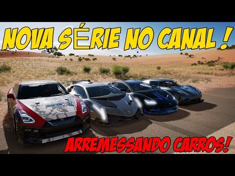 NEW SERIES - CAR THROWING WITH THE WANTED CREW - FORZA HORIZON 3 ONLINE