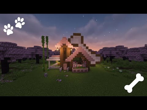 Minecraft Build Tutorial | Dog Adoption Center 🦴 🐶