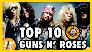 TOP 10 Canciones de GUNS N' ROSES | Radio-Beatle