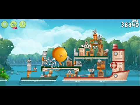 Angry Birds Rio 2 | Blossom River - All Levels