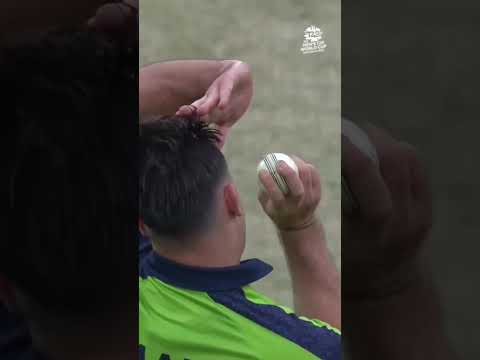 A dream delivery from Fionn Hand! 🤩#T20WorldCup #cricket #cricketreels