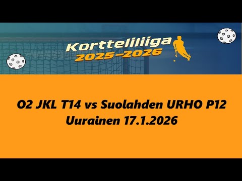 Keski-Suomen Kortteliliiga Uurainen 17.1.2026 O2 JKL T14 Musta vs Suolahden Urho P12