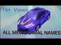 Season 1 All Mecardimals Name