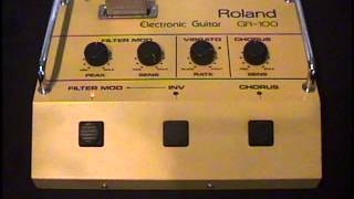Video thumbnail for Roland GR-100 Vintage Analog Guitar Synthesizer - Voltage Controller Filter 3/5 by WayneJoness