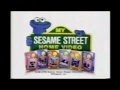 My Sesame Street Home Video Series VHS Ad 1986 Windowboxed
