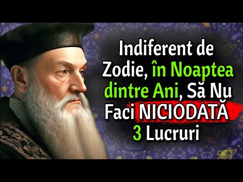 Greșeala pe care Mulți O FAC în Noaptea dintre Ani, și plătesc TOT Anul ce vine | NOSTRADAMUS