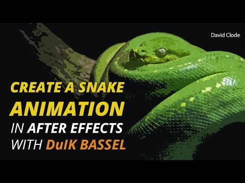 Create a Snake Animation in After Effects with DuIK Bassel