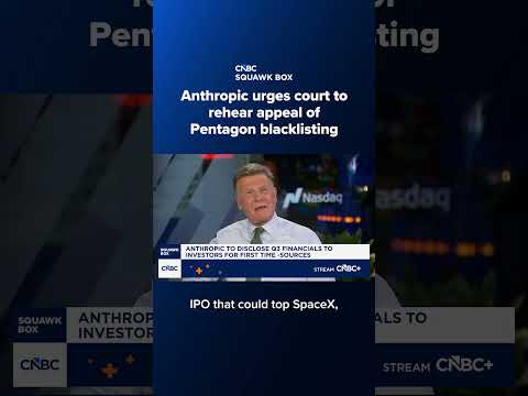 Anthropic urges court to rehear appeal of Pentagon blacklisting