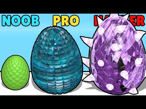 NOOB vs PRO vs HACKER in Dino Hole 3D ASMR Gameplay