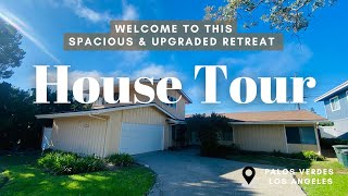【Home Tour】Welcome to this spacious, upgraded, potentially four-bedroom home in Palos Verdes!