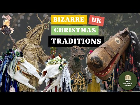 Hooden Horses and Eerie UK Christmas Traditions - Folk Customs from the Mari Lwyd to the Straw Boys