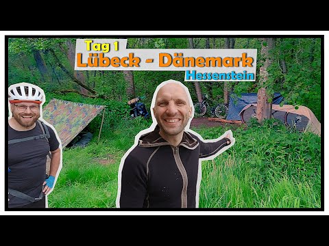 Bikepacking Schleswig-Holstein I Tag 1 I Trekkingplatz Hessenstein I Lübeck - Dänemark