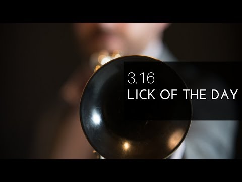 16th Notes And 16th Note Triplets on the 16th | Jazz Trumpet Lick of the Day 3.16