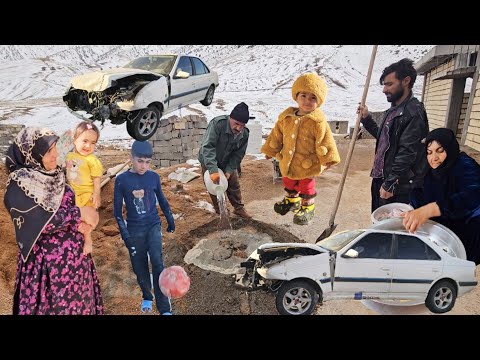 "A Journey of Solidarity: Medina's Visit to Javad's Family and Baqer's Nomadic Home Amidst Protests🥰