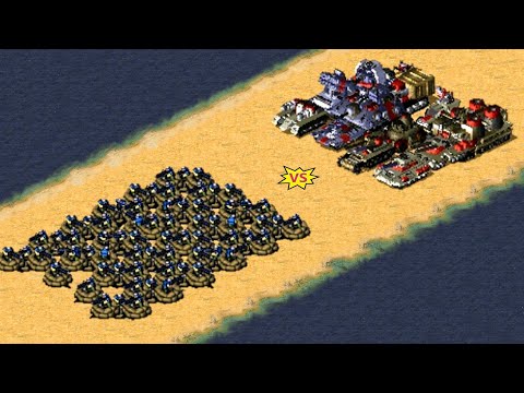 Deployed Gi vs Tanks - Same Cost - Red Alert 2