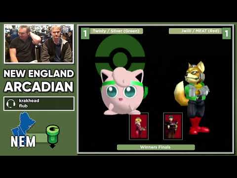 NE Melee Arcadian 10 - Twisty/Silver (Green) vs. Jwilli/MEAT (Red) - SSBM Doubles WF
