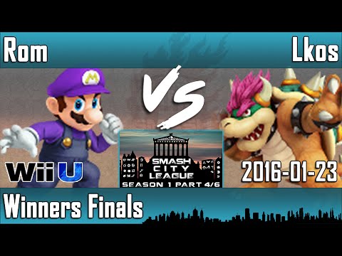 SCLS1P4 - Rom (Mario) vs Lkos (Bowser) - WF - Smash 4