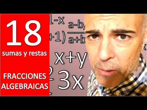 APRENDER FRACCIONES ALGEBRAICAS. SUMAS Y RESTAS