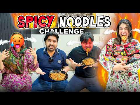 EXTREME SPICY NOODLES CHALLENGE 🥵 | Bhai & Areeb Ki Tabiyat Kharab Hogai 🤢 | 50,000 Cash Prize 🤑