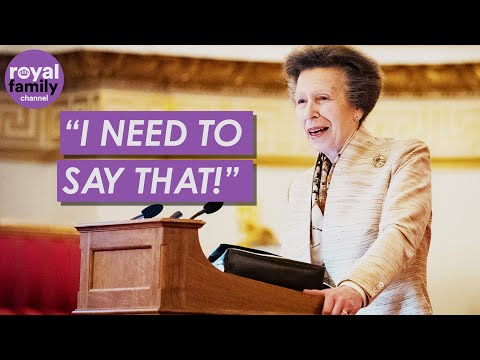 Princess Anne Thanks King Charles With Cheeky Joke at Palace Event