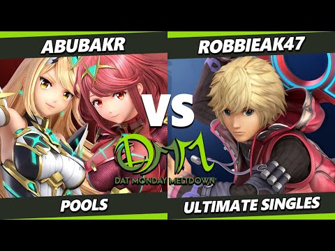 DAT MM 287 - Abubakr (Pyra Mythra) Vs. RobbieAK47 (Shulk) Smash Ultimate - SSBU