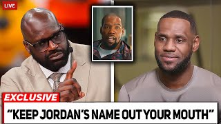 Shaq GOES OFF On LeBron And KD Over MJ Disrespect (This Got Heated!)