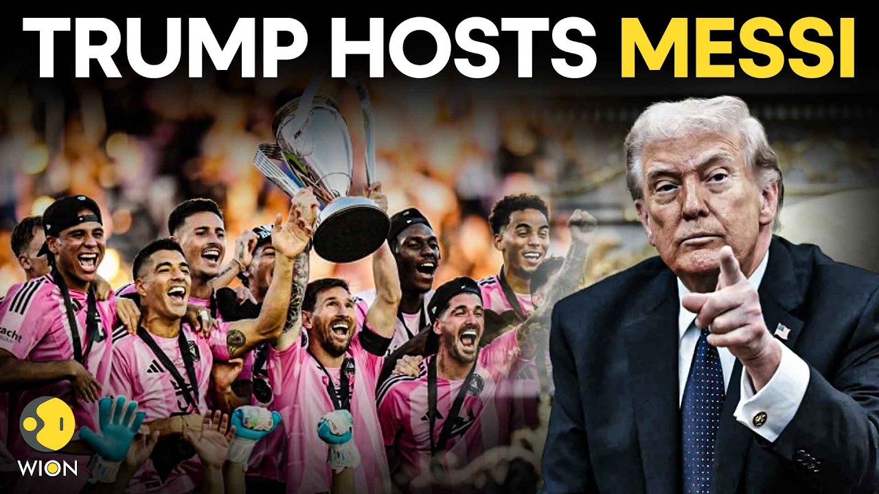 LIVE: Trump Hosts MLS Champions Inter Miami, Including Lionel Messi | WION Live