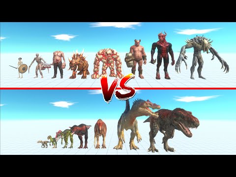 Carnivore Dinosaurs vs Infernals - Animal Revolt Battle Simulator