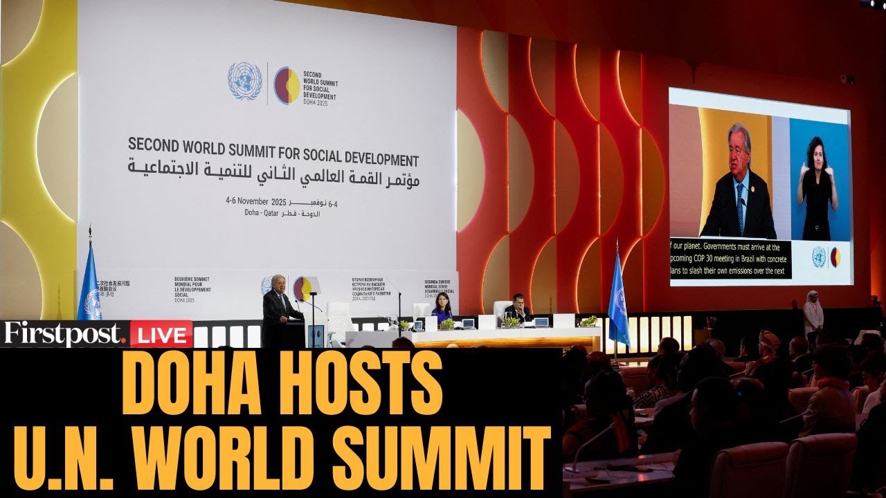LIVE: Plenary Session at 2nd U.N. World Summit for Social Development in Doha | N18G
