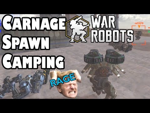 War Robots - Thunder Carnage Spawn Camping SORRY!