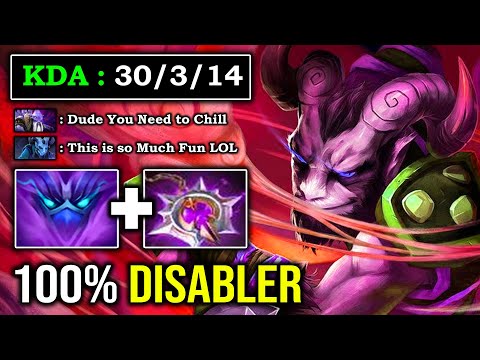 100% DISABLER Nullifier Smoke 1Kill Per Min Pro RIki Craziest Backstab Damage Most Imba Hero DotA 2