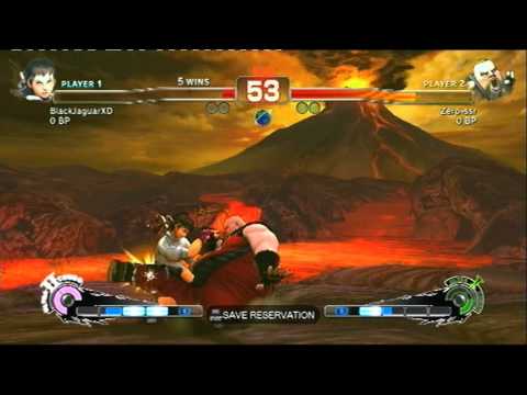 Super Street Fighter IV: BlackJaguarXD (Sakura) Vs Zero-ssr (Rufus)