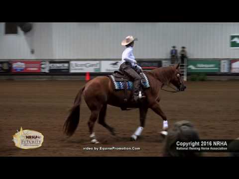 Shirley Shesa Tag ridden by Sidney Perdue  - 2016 NRHA Futurity (Youth)