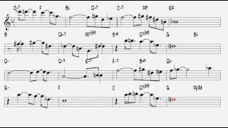 Ruby, My Dear Thelonious Monk 1945 Tenor Sax