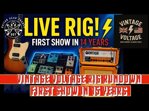 My Live Guitar Rig After 14 Years! 🎸 Pedalboard, Amps & Guitars | Vintage Voltage