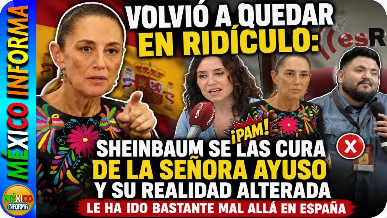 VOLVIÓ A  QUEDAR EN RIDÍCULO. NO LA QUIEREN NI EN MÉXICO NI EN ESPAÑA. SE VOLVIÓ A HACER LA VÍCTIMA.