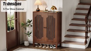 Tribesigns Elegant Shoe Storage Cabinet with Ventilation (2026) – Review y Guía del Vídeo anuncio