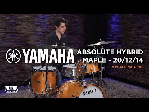 Yamaha Absolute Hybrid Maple Drum Set 20/12/14 - Vintage Natural (AM0JF30JVN)