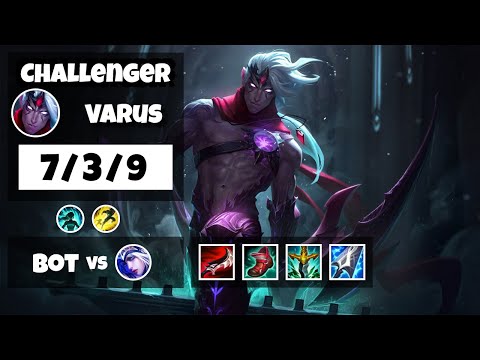 Varus vs Ashe KOREAN Challenger BOT (7/3/9) - v11.16