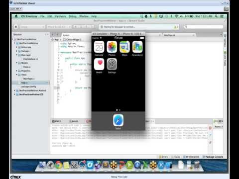 Learn the Xamarin Development Fundamentals in 60 minutes part1