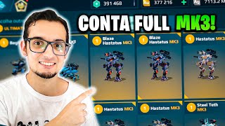 🔴LIVE🔴TESTANDO BUILDS DOS INSCRITOS na CONTA DE MENTOR do WAR ROBOTS!